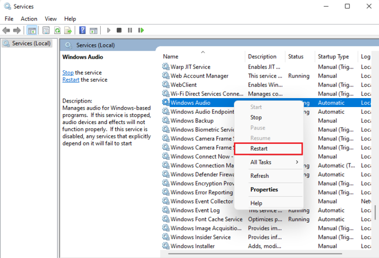 windows 11 reset sound settings to default