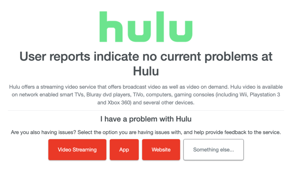Hulu not working on Vizio TV