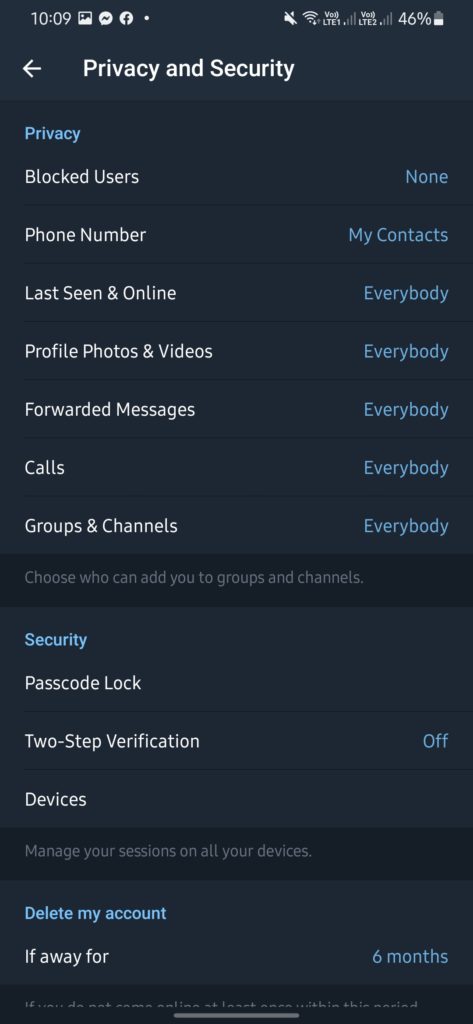 missing notifications on telegram mobile