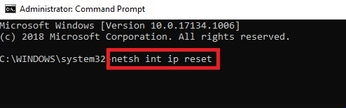 Reset TCP/IP Stack on Windows 11