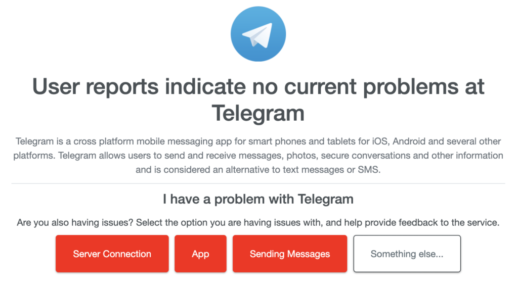 Telegram not opening on mobile