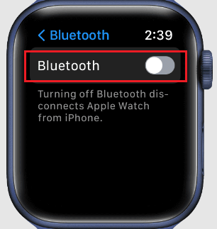 Bluetooth in Apple Watch