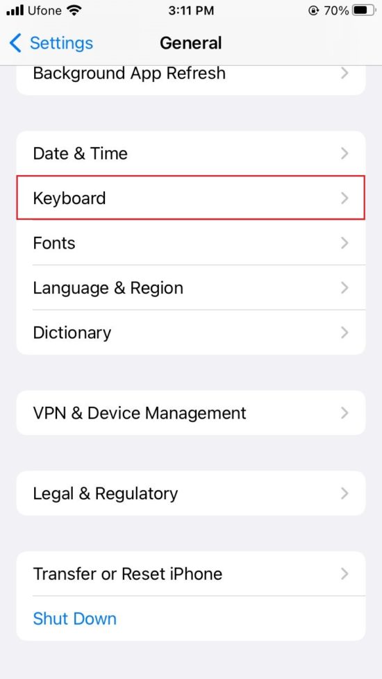 How to Fix Keyboard Glitch on iOS 15 Saint