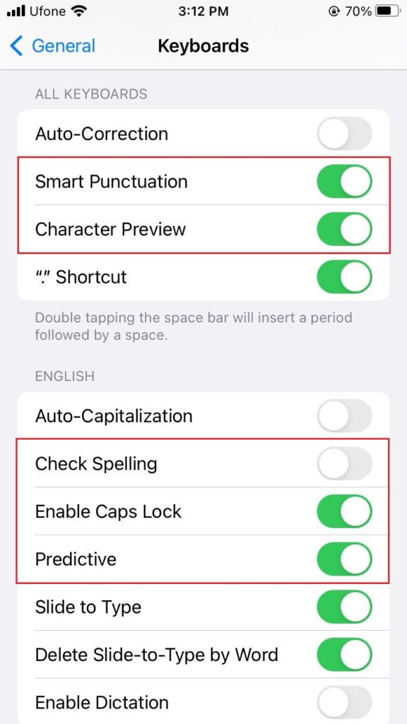 Keyboard Glitch on iOS 15