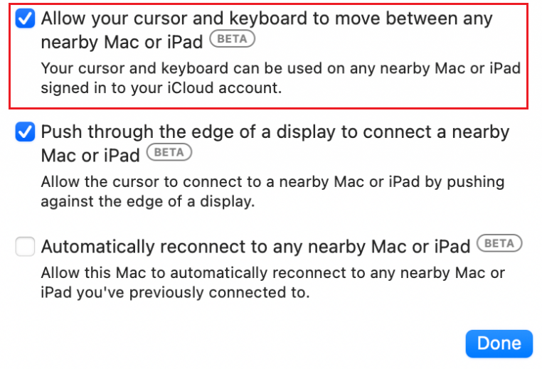 Universal Control Not Working on Mac