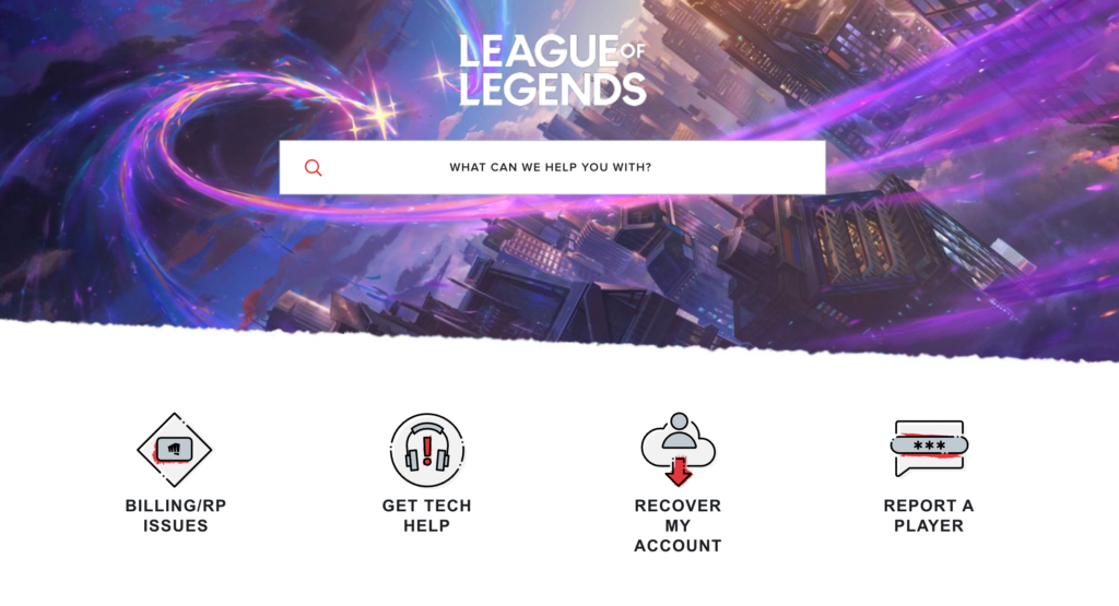 cant log in on League of Legends