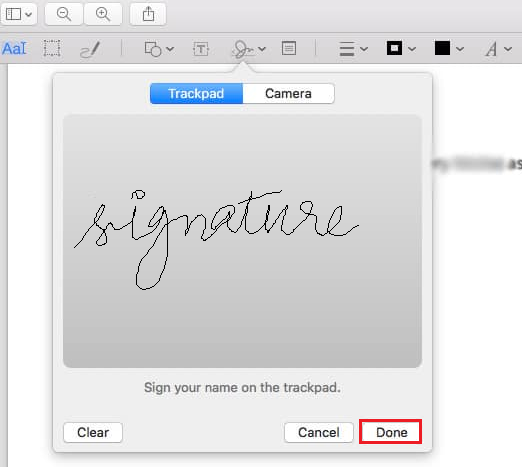 do an Electronic Signature on Mac