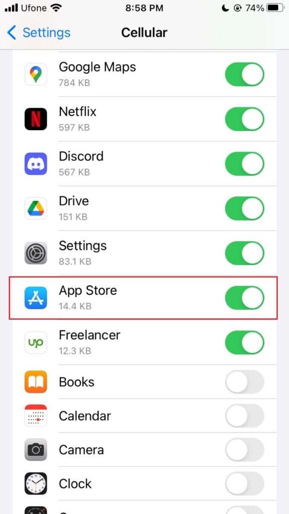Apps Not Downloading on iOS 16