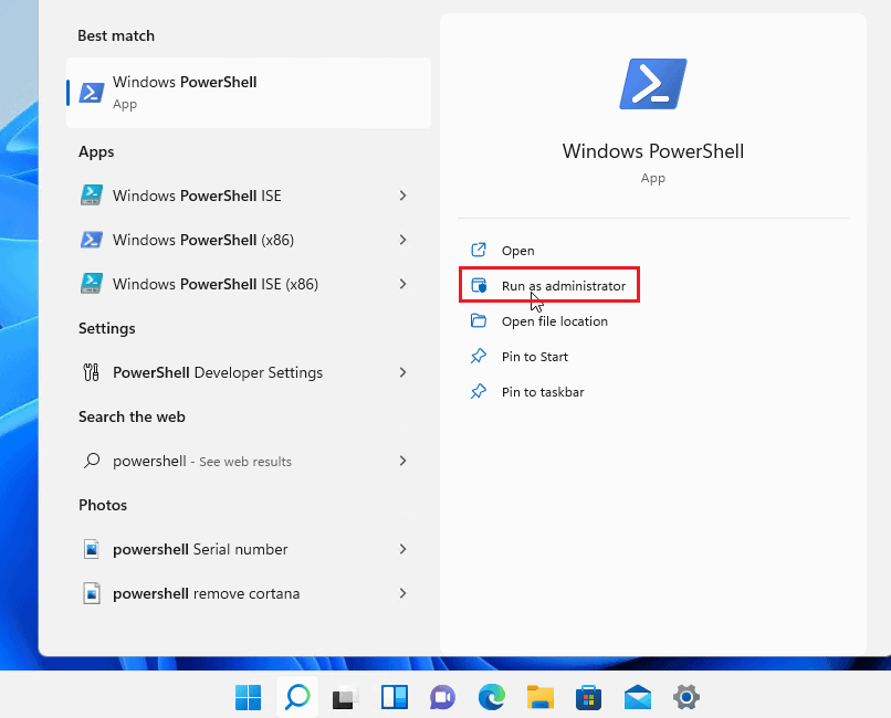 Windows PowerShell Windows 11