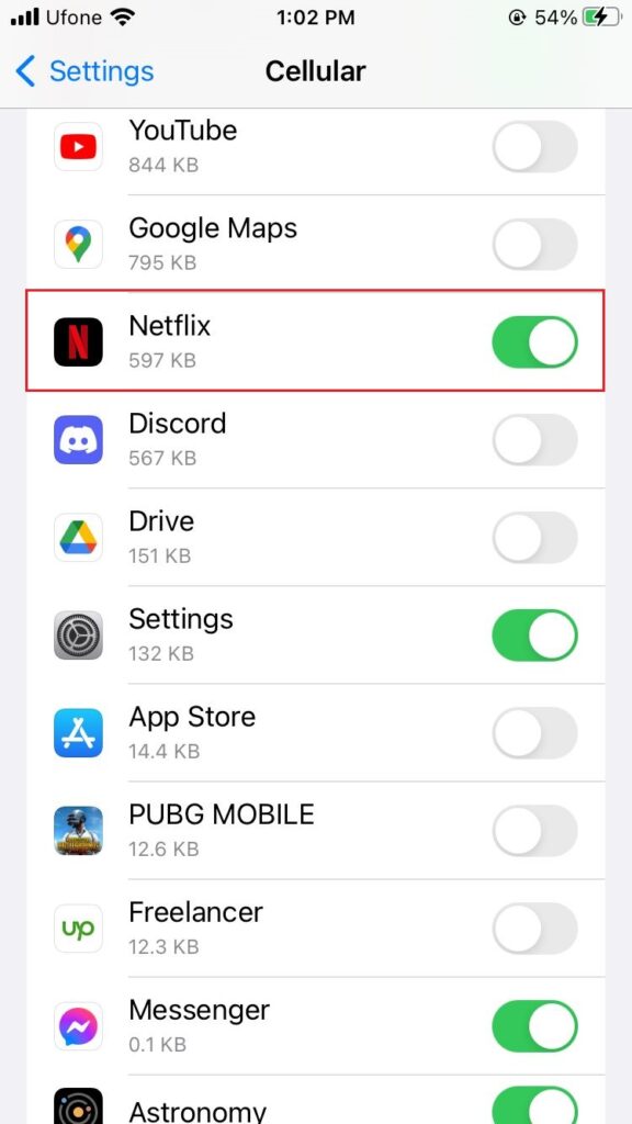 Netflix Crashing or Not Working on iOS 16