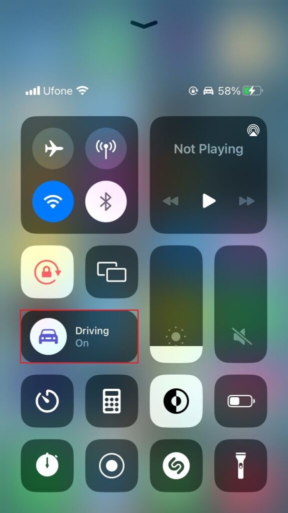 Disable Driving Focus
