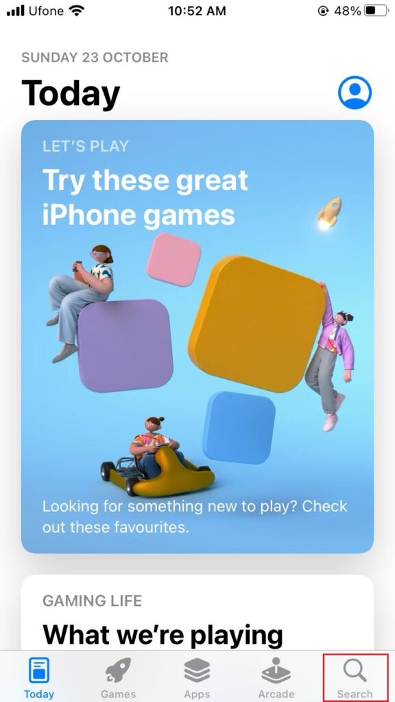 app store on iphone