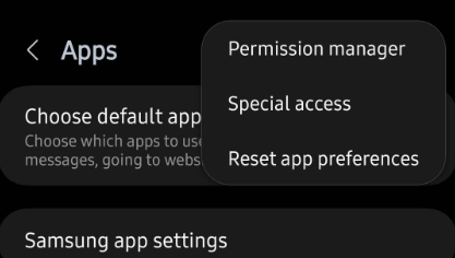 Show Apps Special Access