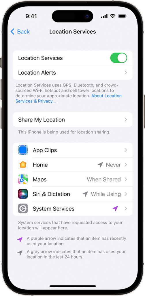 Location Services iOS