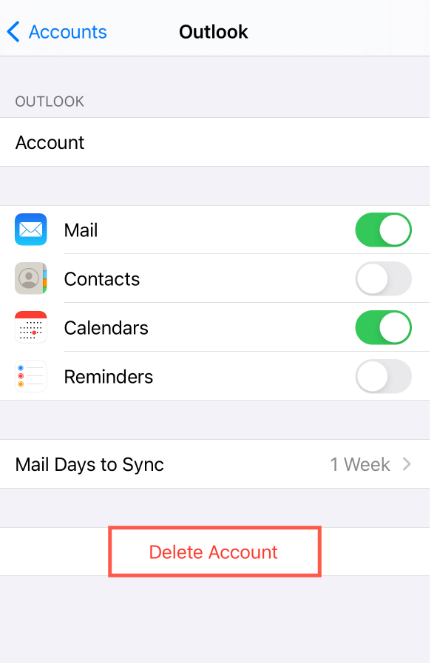 disappearing emails on iphone