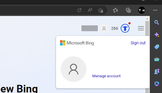 Sign Out Bing Chat