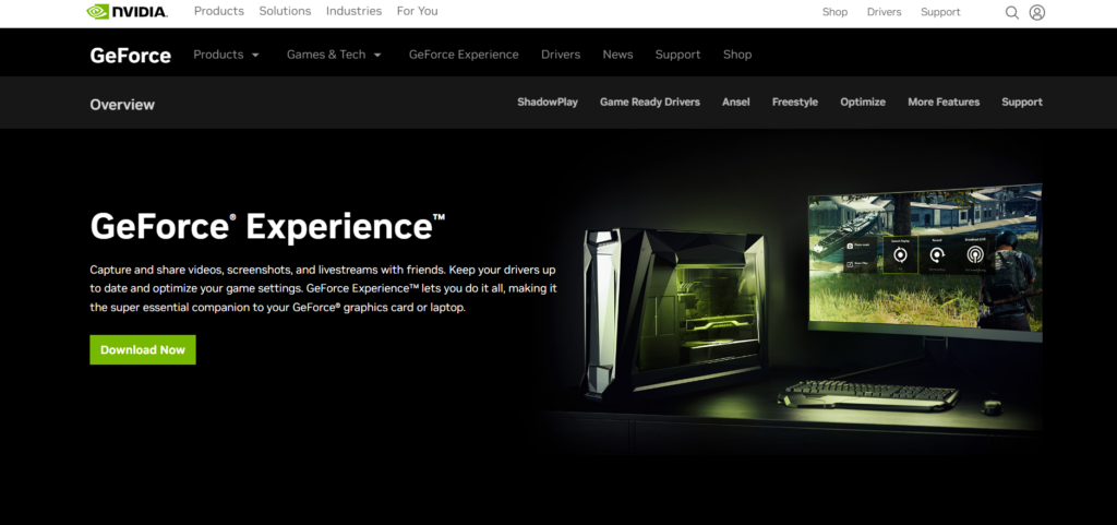download nvidia geforce experience 