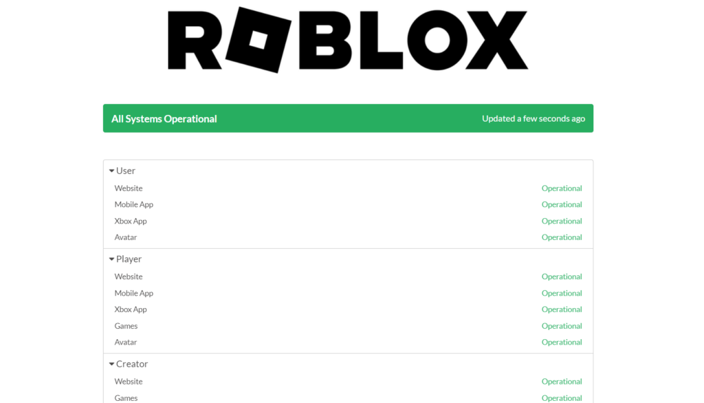 roblox server status 