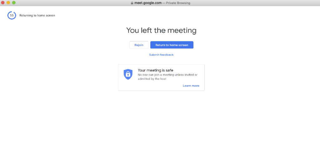 google meet on mac