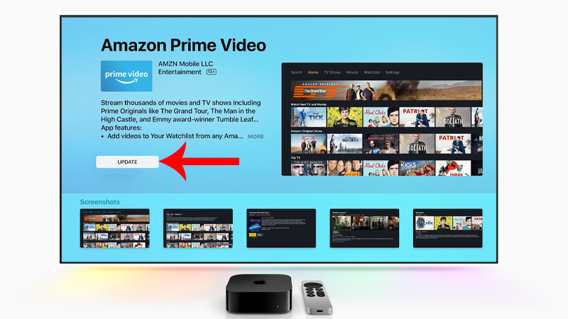 amazon prime video not working on apple tv