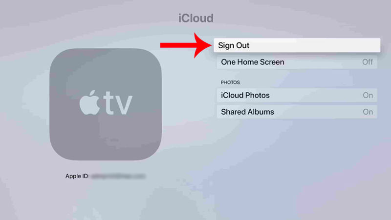 Sign Out Apple ID