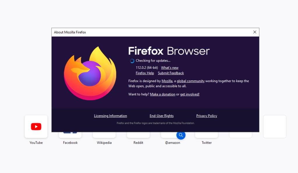 Firefox Browser Update