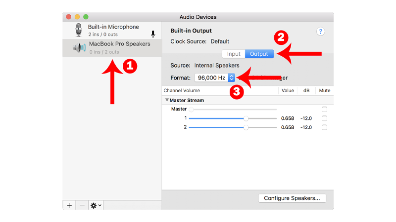 cracking sounds from speakers on macOS Ventura