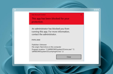 This App Has Been Blocked for Your Protection on Windows 11