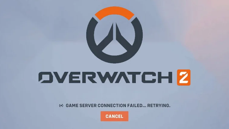 game server connection failed error on Overwatch 2