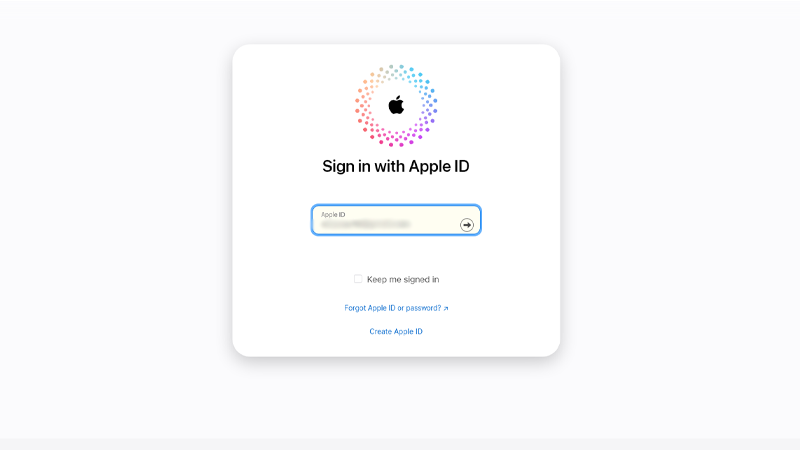 Sign In Apple ID