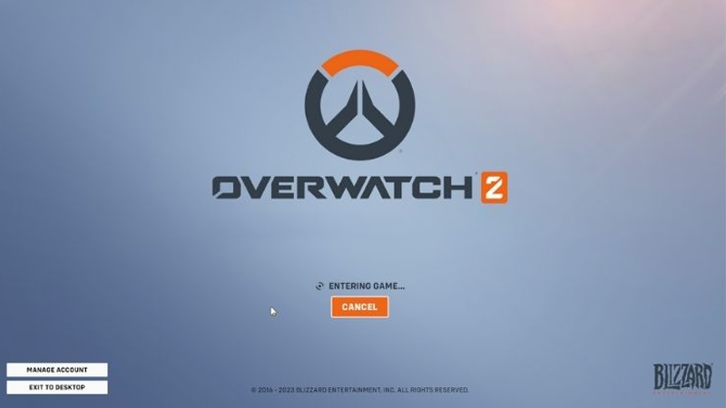 overwatch 2 stuck on entering game