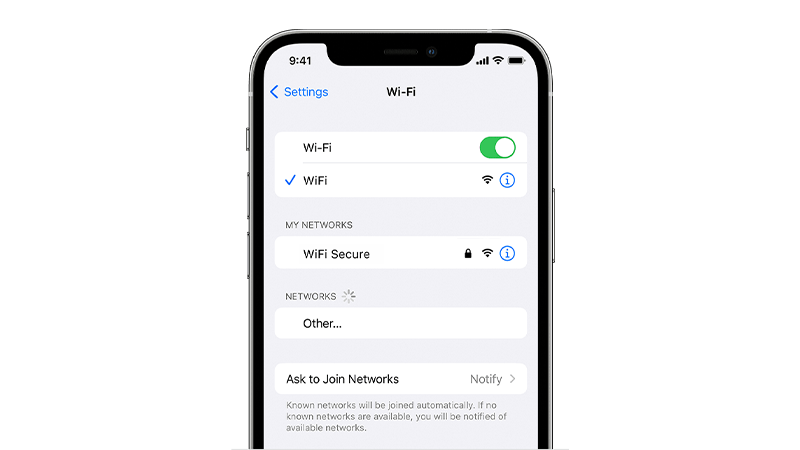 iPhone not connecting to known Wi-Fi network