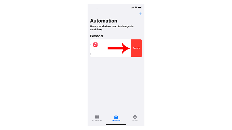 automation not working in shortcuts app